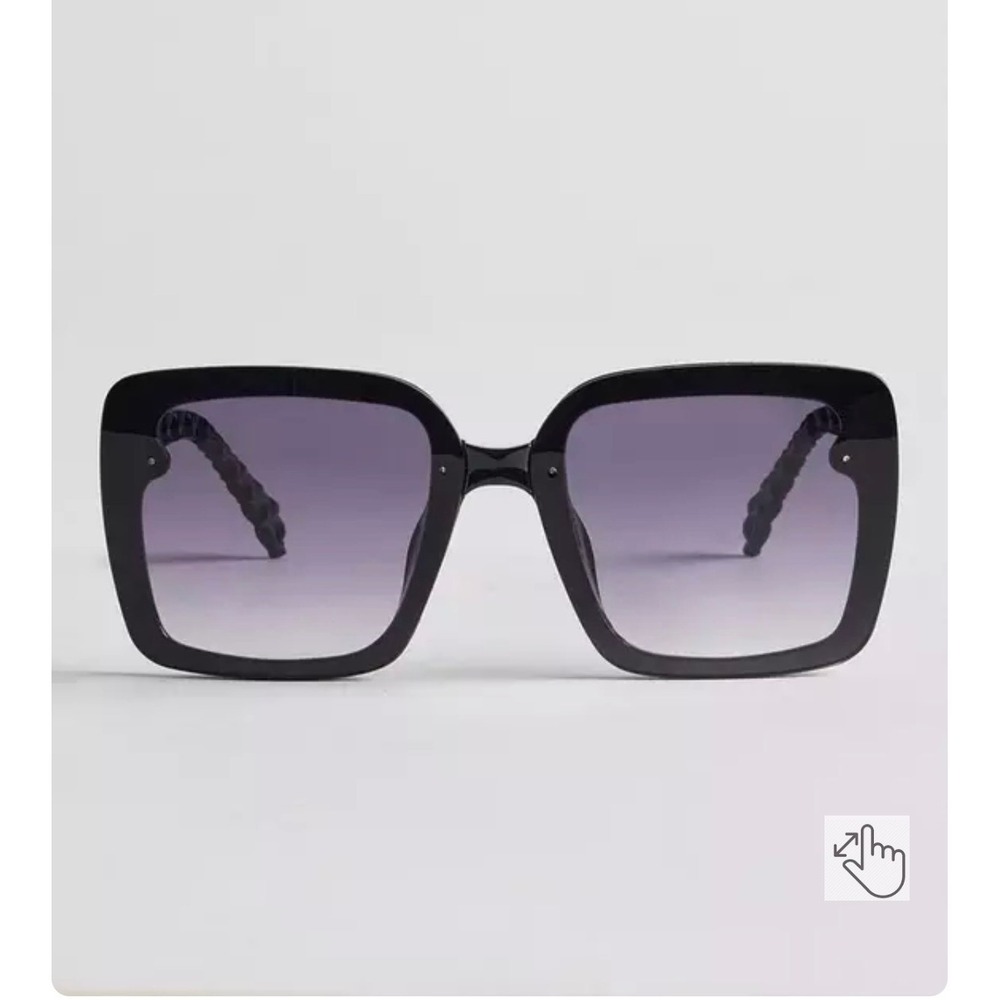 Torrid Square Oversized Sunglasses โ Black โ NWT